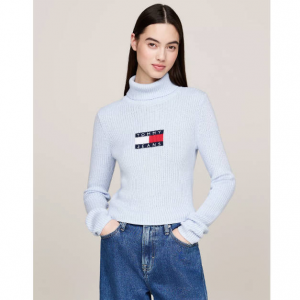 Tommy Jeans 短款高领毛衣