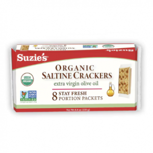 Suzie 有机咸饼干盐和特级初榨橄榄油 -- 8.8 oz