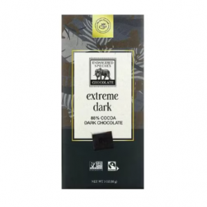 Endangered 浓郁天鹅绒黑巧克力板 -- 3 oz