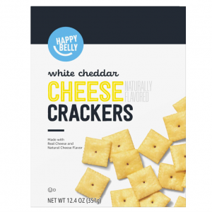 Happy Belly White Cheddar Cheese Cracker, 12.4 ounce (Pack of 1) @ Amazon