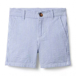 Janie and Jack Striped Seersucker 男童短裤
