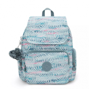 Kipling City Zip 小号印花双肩包