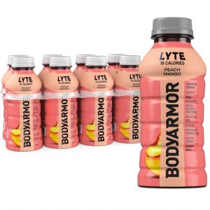 BODYARMOR LYTE Sports Drink Low-Calorie Sports Beverage, Peach Mango, 12 Oz (Pack of 8) @ Amazon