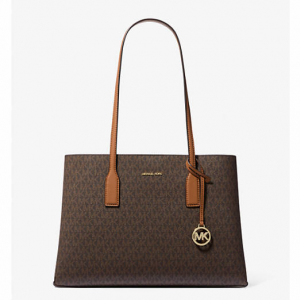 Michael Kors Ruthie Signature Logo 中号托特包