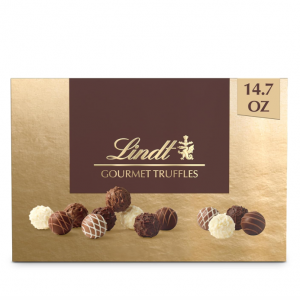 Lindt Gourmet Chocolate Truffles Gift Box, Assorted Chocolate Truffles, 14.7 Ounces @ Amazon