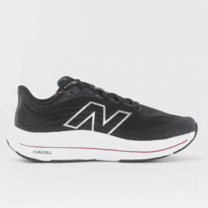 New Balance men's fuel cell walker elite sneaker in black / red