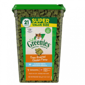 Greenies Oven Roasted Chicken Flavour Adult Dental Cat Treats