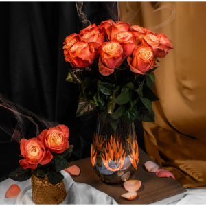 桃色宁静玫瑰，25枝