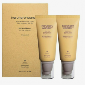 Haruharu wonder Black Rice Moisture Airyfit Daily Sunscreen Duo