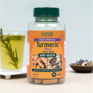 Holland & Barrett 高强度姜黄胶囊 600mg 含黑胡椒 90粒