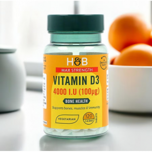 Holland & Barrett 维生素 D3 4000 I.U. 100ug 120片
