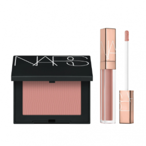 腮红+粉金管唇釉