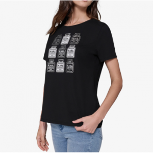 KARL 香水印花短袖T恤