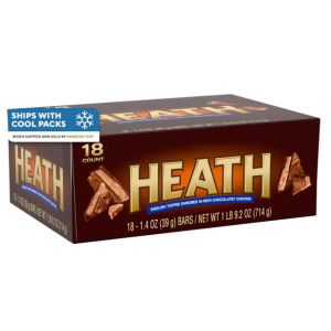 HEATH 英式太妃糖口味牛奶巧克力棒 18條 @ Amazon