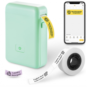 vretti Label Maker Machine with Tape, HP2 Portable Bluetooth Label Printer @ Amazon
