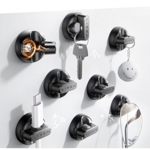 LISEN 8-Pack Magnetic Cable Clips [1S Snap-On] Cord Holder @ Amazon