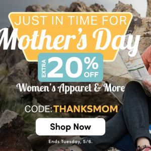 Mother’s Day Sale - Extra 20% Off Women’s Apparel, Footwear & More @ Steep and Cheap 