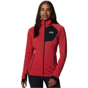 Mountain Hardwear Polartec Power Grid 女士拉链连帽夹克