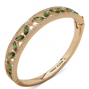 Anne Klein 金色密镶宝石镂空手镯