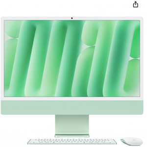 Amazon - Apple 2024 iMac 一体机 24" 4.5K  (M4 chip 16GB 256GB) ，8.7折