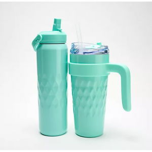 Primula S/2 Insulated 24-oz Tumbler & Water Bottle Set @ QVC