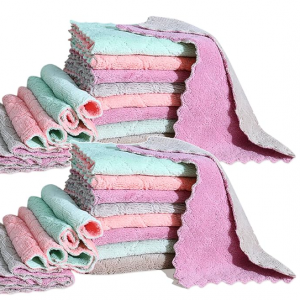 MISSJOJIAY 24 Pack Cleaning Cloth Kitchen Cloth @ Amazon