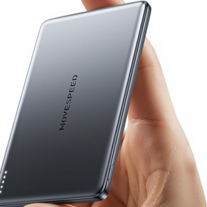 55% off MOVE SPEED 0.3'' Ultra Slim MagSafe Portable Charger @Amazon