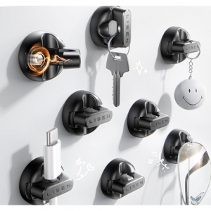 8-Pack Magnetic Cable Clips [1S Snap-On] Cord Holder for $5.93 @Amazon