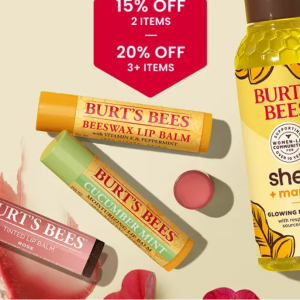 Stock Up Sale @ Burt's Bees
