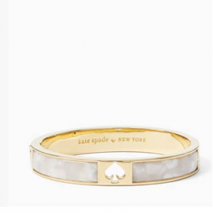 Kate Spade Hole Punch Spade Hinge Bangle