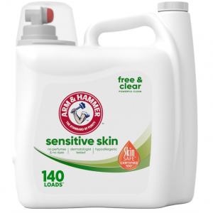 Arm & Hammer 敏感肌专用洗衣液, 140Fl oz @ Amazon