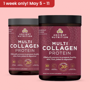 Ancient Nutrition 多款胶原蛋白产品大促 @ PureFormulas