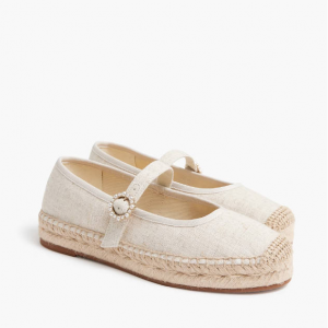 J.Crew Espadrille Mary Jane flats