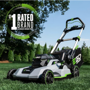 EGO POWER+ Electic Lawn Mower, Includes 56V 6.0Ah Battery, 4.0Ah Battery and Rapid Charger 