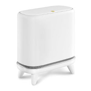 JUDRDO Bathroom Trash Can with Lid, 3.2 Gallon Press Top Lid Trash Bin @ Amazon