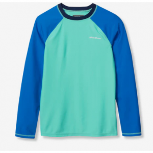 男童长袖泳衣+短裤套装