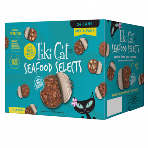 Tiki Cat 海鲜精选湿猫粮，2.8 盎司，24 包