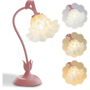 WULCFCH Flower Table Lamp @ Amazon