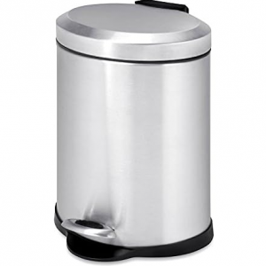 Honey-Can-Do TRS-01448 Oval Stainless Steel Step Can, 5-Liter @ Woot