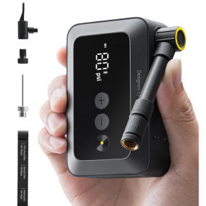 $24 off HOTO Mini Bike Tire Pump, 25s Fast Inflate Bicycle Pump with Guage @Amazon