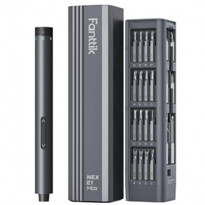 Amazon - Fanttik E1 MAX 迷你电动螺丝刀 50钻头 ，现价$34.28