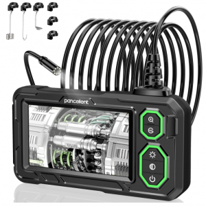 Industrial Borescope Inspection Camera, Pancellent 4.3" IPS Endoscope Sewer @ Amazon