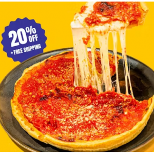 Chicago's King of Deep Dish Pizza Sale @ Goldbelly