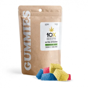 50mg Delta 8 THC Gummies - Tropical Mix - 10X 30 Gummies