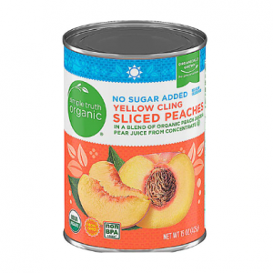 Simple Truth Organic Yellow Cling Sliced Peaches No Sugar Added -- 15 oz