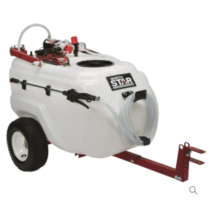 NorthStar Tow-Behind Trailer Boom Broadcast and Spot Sprayer, 31 Gallons, 2.2 GPM, 12 Volt DC