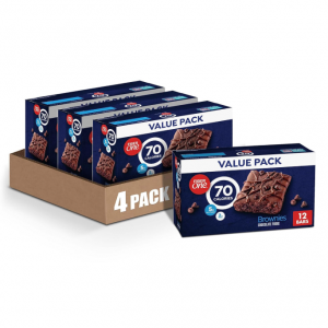 Fiber One 巧克力零食棒 12块装 4盒 @ Amazon