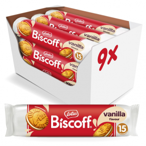 Lotus Vanilla Flavor Biscoff Sandwich Cookies, 5.29 Ounces (Pack Of 9) @ Amazon