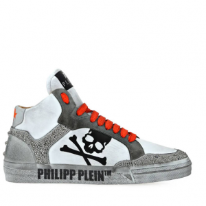 Philipp Plein Strass Retrokickz TM Hi-Top Sneakers