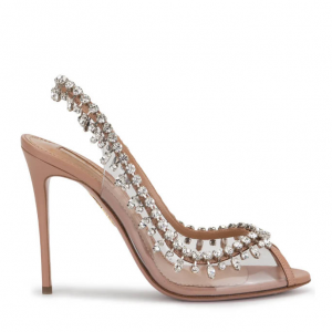 Aquazzura 110mm Temptation crystal-embellished pumps